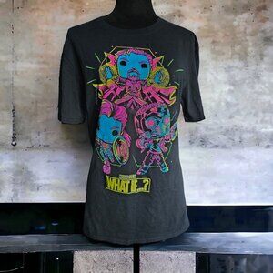 POP TEES (MED) Black Marvel Tee